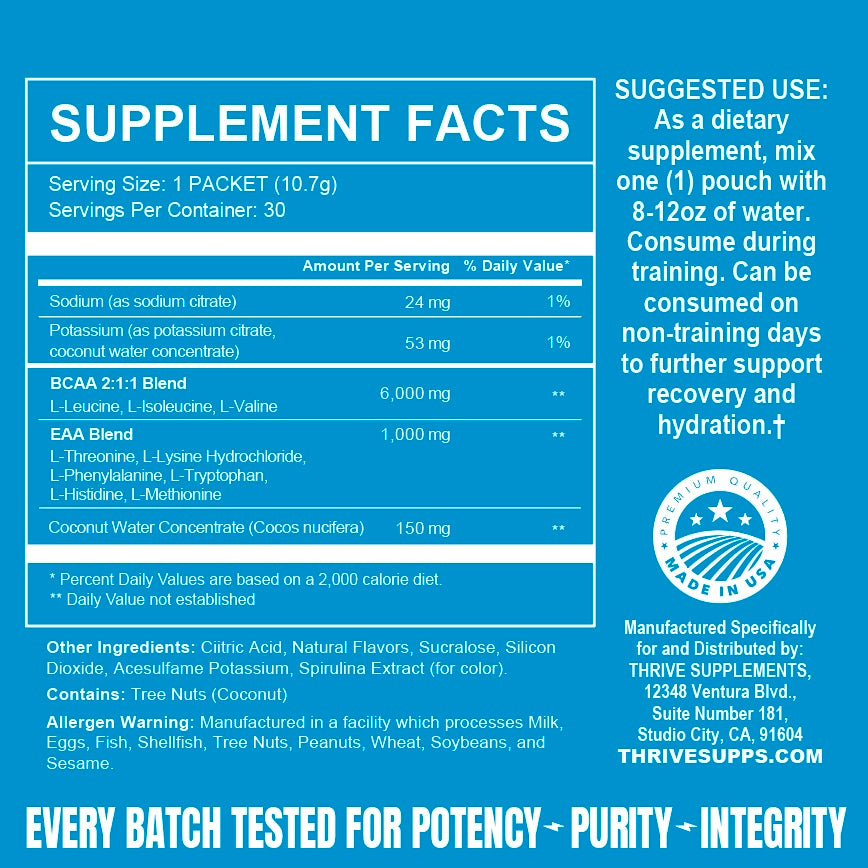 Aminos - Blue Raspberry (30 servings)