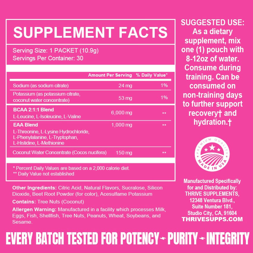 Aminos - Pink Lemonade (30 servings)