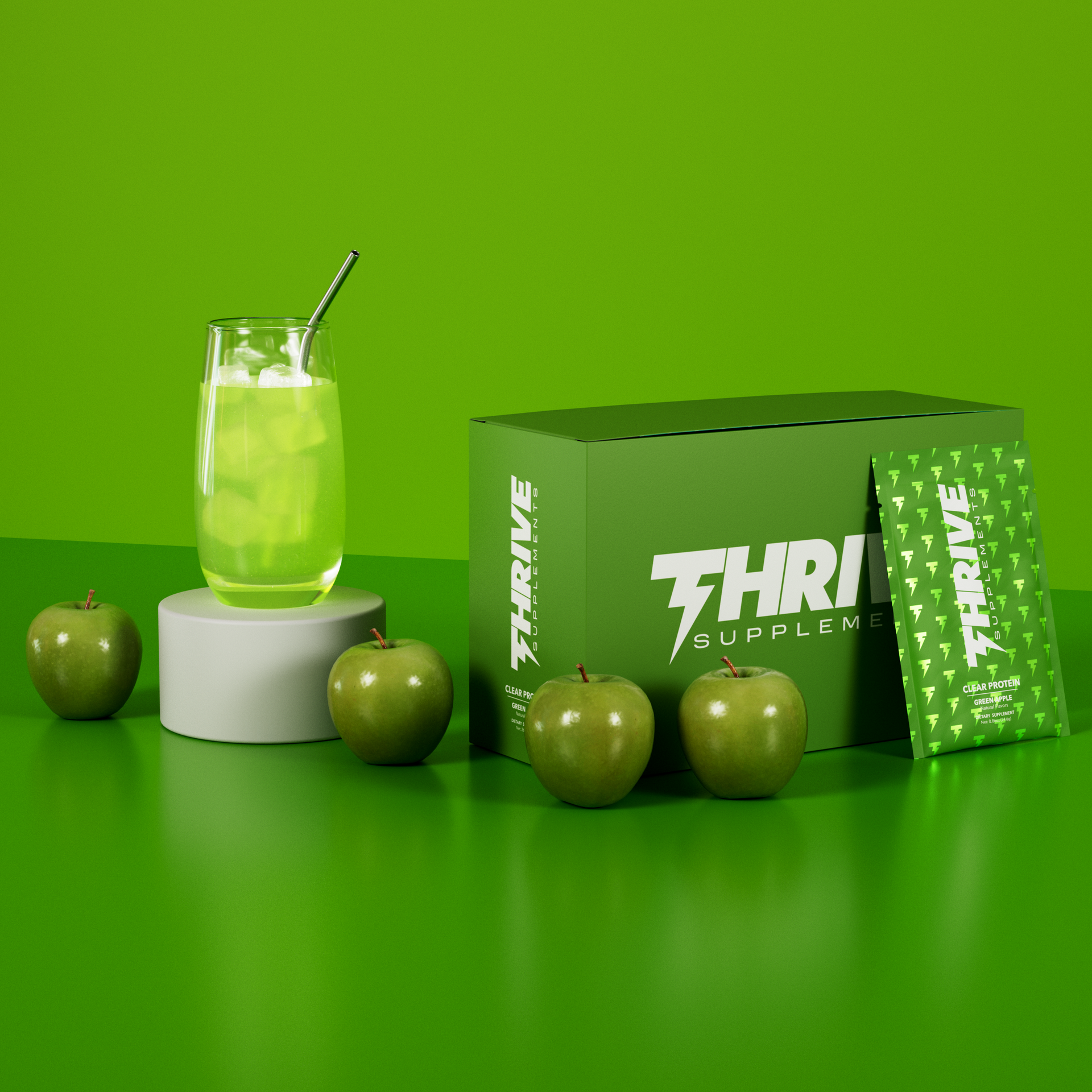 Clear Protein - Green Apple (20 servings) – Thrive Supplements